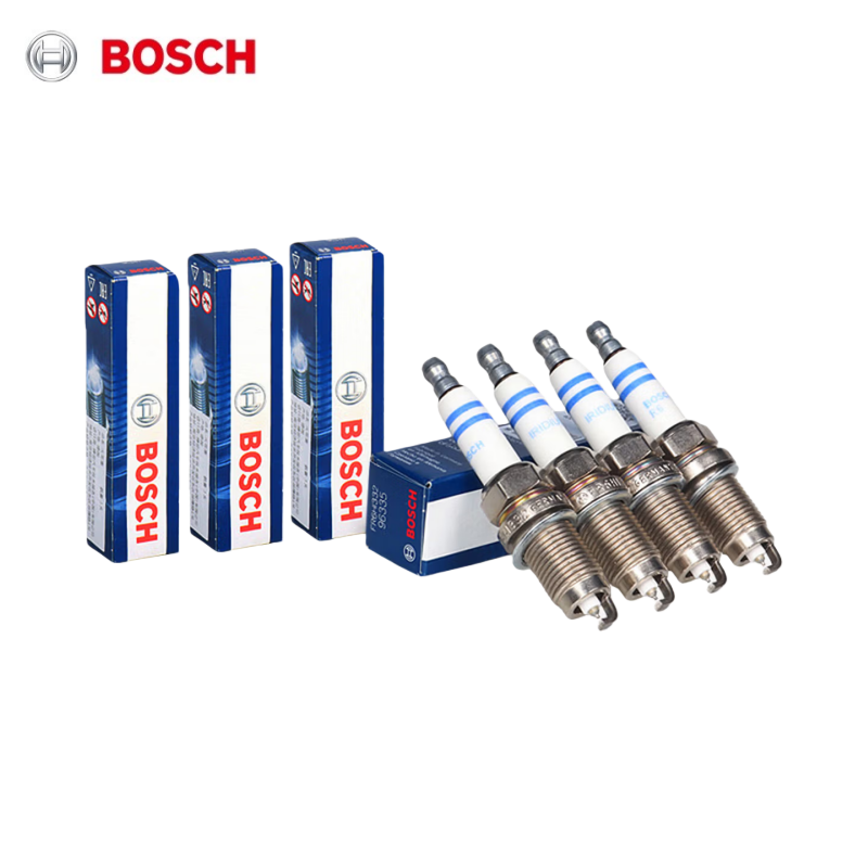 Bosch Spark Plug Platinum - 4 bujías de platino doble Bosch