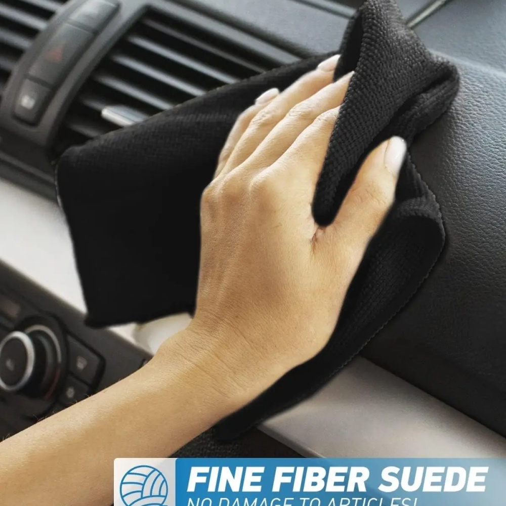 Microfiber Towel Detailing - Paño de Limpieza de Microfibra Negro,