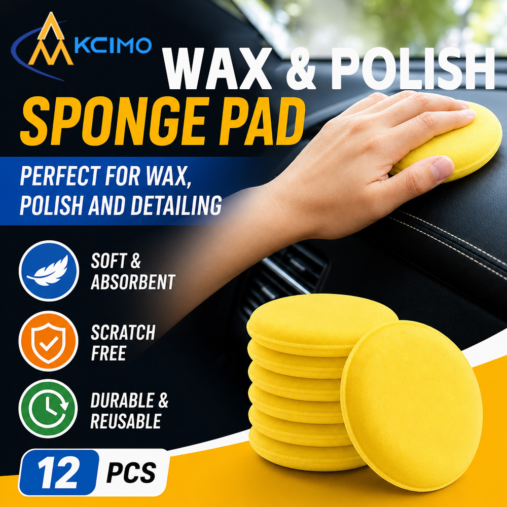 Wax Applicator Pad - Kit de 12 almohadillas de espuma