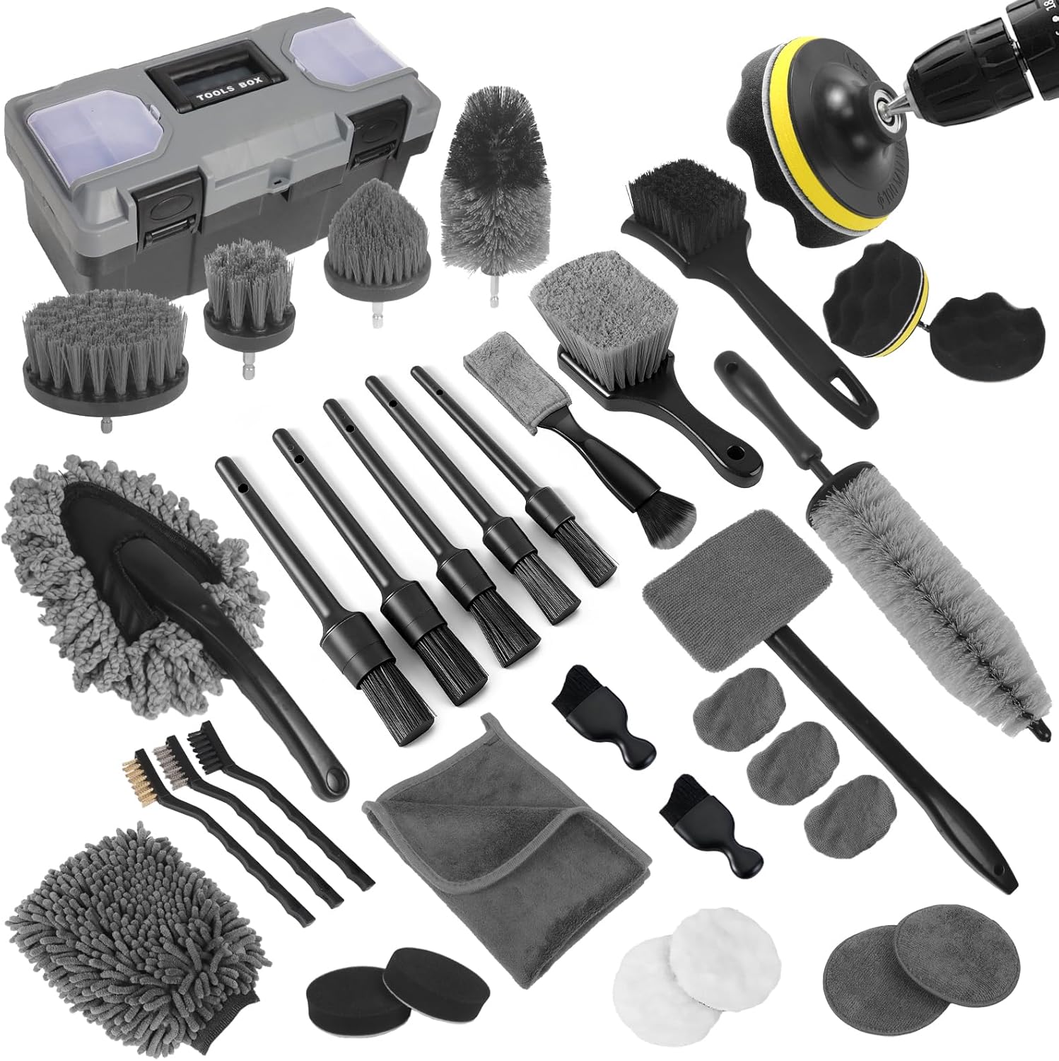 Kit de Detallado de Autos, 36  - Interior Detailing Kit reseña y precio
