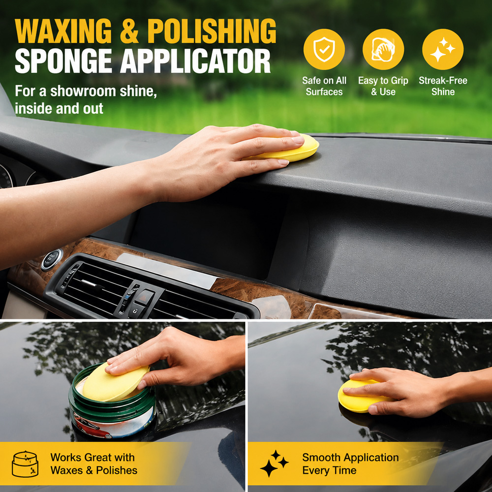 12 unidades de almohadillas ap - Wax Applicator Pad reseña y precio